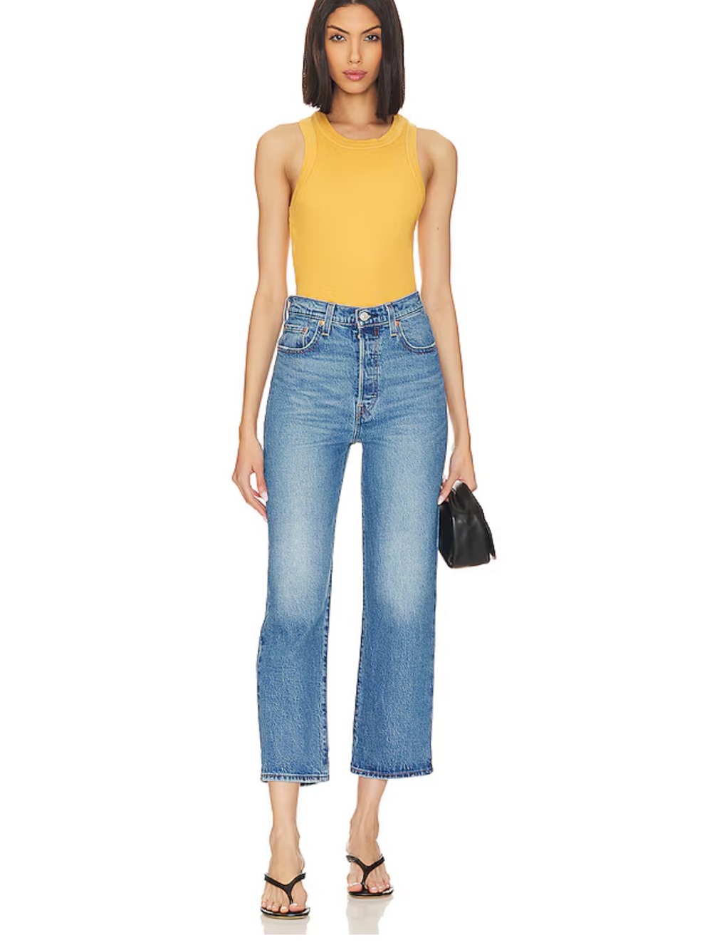 (Levi's) ribcage straight ankle - CURRENT